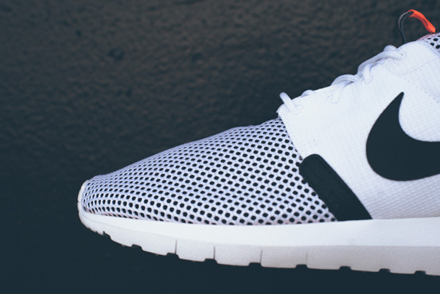 Nike Roshe Run Nm Br White Black 06