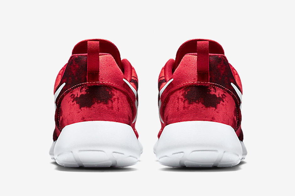 Nike Roshe Run Print Deep Burgundy 04