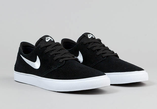 Nike Sb Oneshot Shoes Black White 2