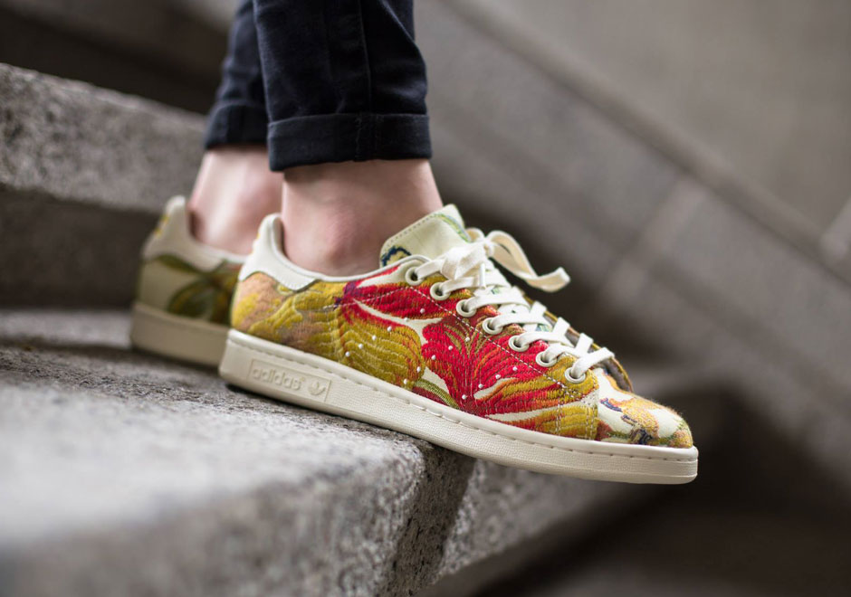 Pharrell Adidas Stan Smith Jacquard Yellow 3