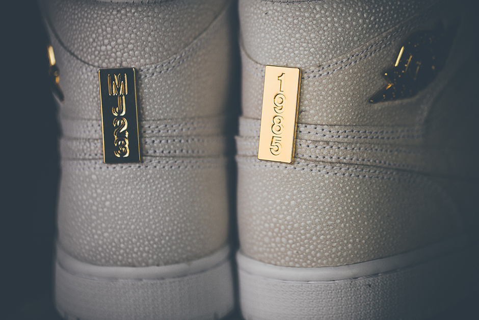 Pinnacle Jordans 24k Gold 17