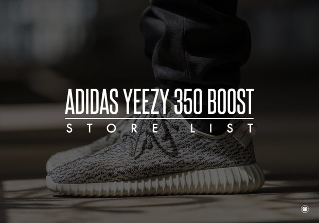 A List Of Stores Releasing The adidas Yeezy 350 Boost on June 27th