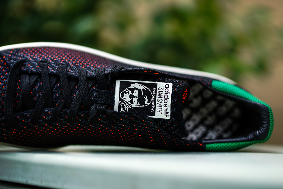 Adidas Stan Smith Primeknit Black Green Red 03