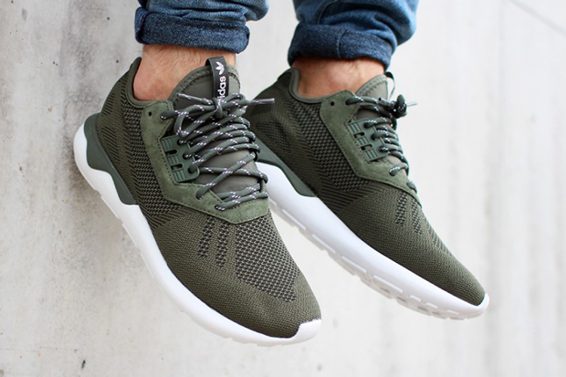 Adidas Tubular Primeknit Forrest Green 02
