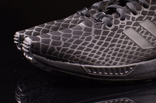 Adidas Zx Flux Black Snakeskin Techfit 04