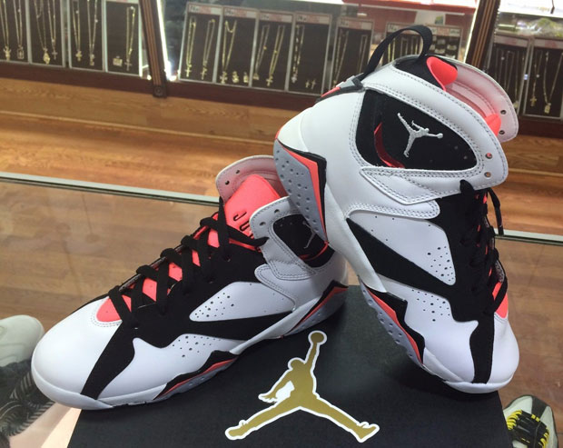 Air Jordan 7 Gg White Black Hot Lava 1