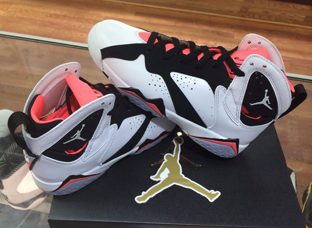 Air Jordan 7 Gg White Black Hot Lava 4