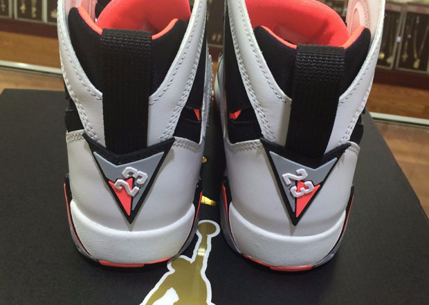 Air Jordan 7 Gg White Black Hot Lava 5