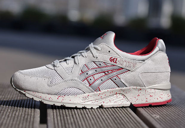 Asics Gel Lyte V Grey Red Speckle 4