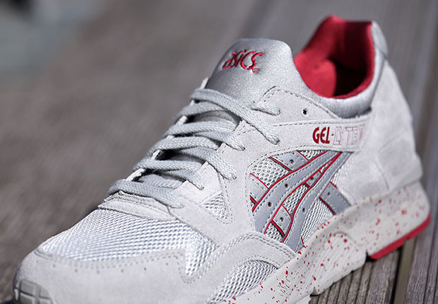 Asics Gel Lyte V Grey Red Speckle 5