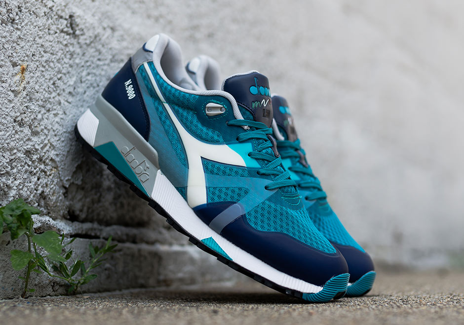 Diadora N 9000 Mm Green White 02