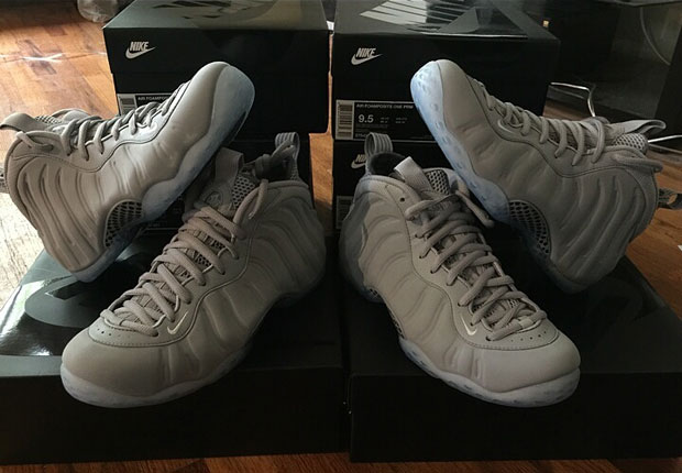 Nike Air Foamposite One Wolf Grey Suede July 2