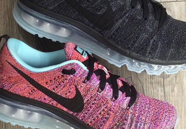 Nike Air Max Flyknit Preview Black Pink 1