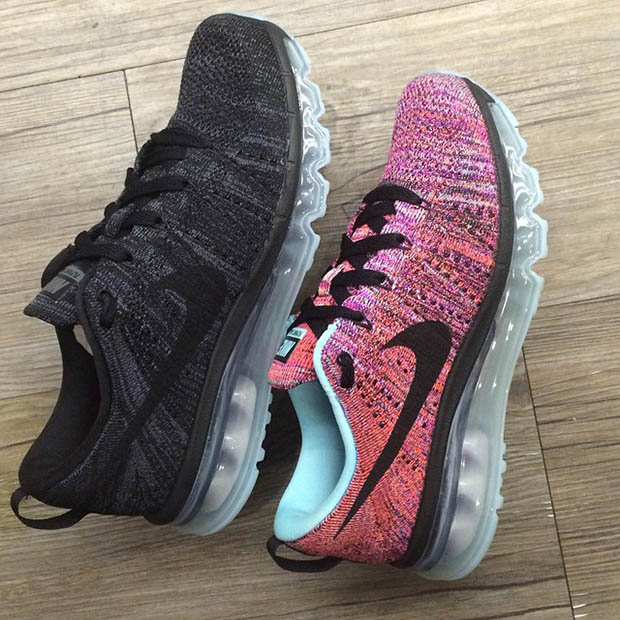 Nike Air Max Flyknit Preview Black Pink 2