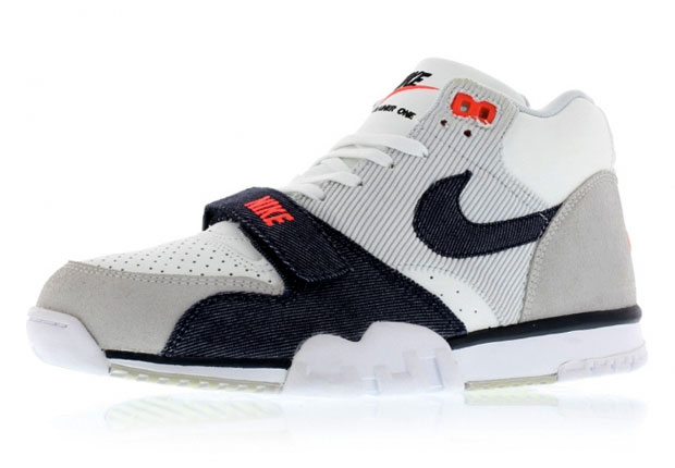 Nike Air Trainer 1 White Obsidian Dark Orange 2