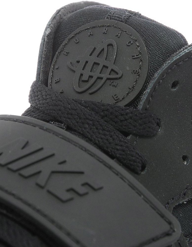 Nike Air Trainer Huarache Gs Triple Black 04