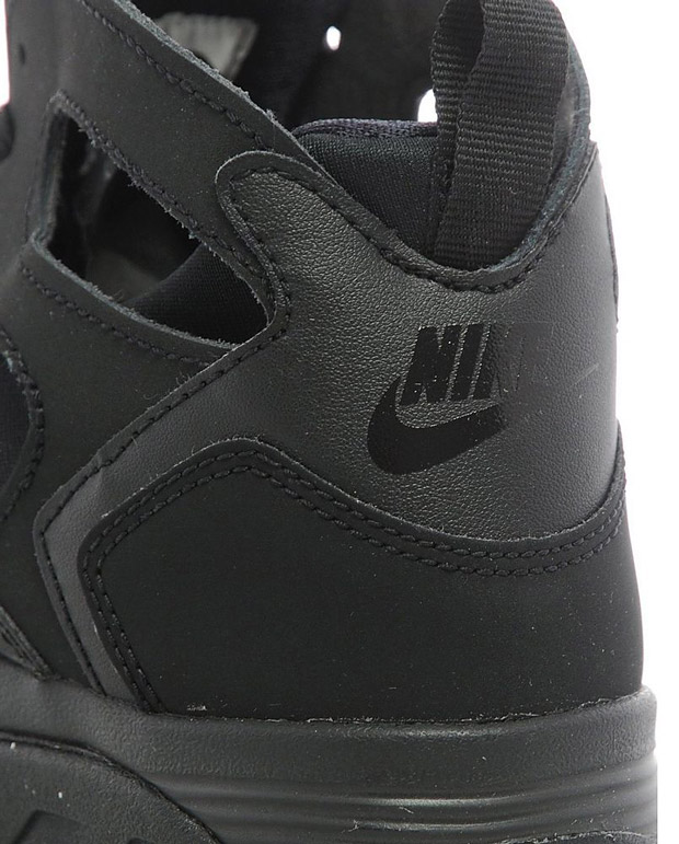 Nike Air Trainer Huarache Gs Triple Black 06