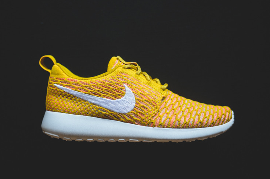 A Golden Take On The Nike Flyknit Roshe Run