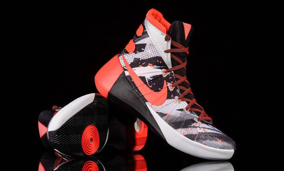 Nike Hyperdunk 2015 Prm White Black Bright Crimson 2