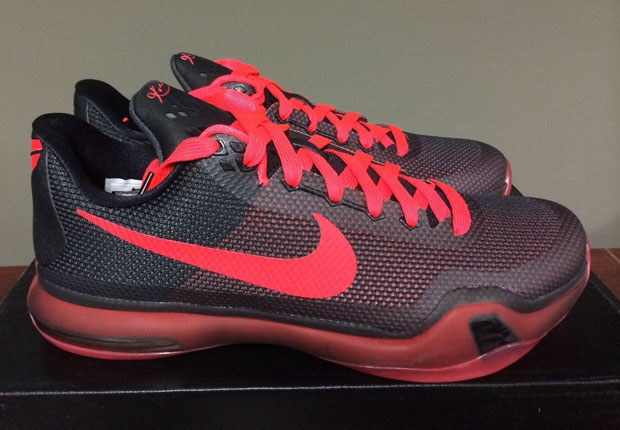 Nike Kobe 10 "Bright Crimson" - Black - Red