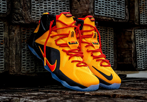 Nike Lebron 12 Laser Orange Cleveland Cavs 4