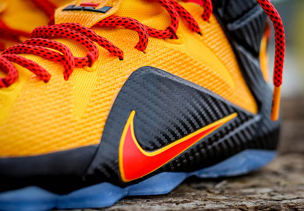 Nike Lebron 12 Laser Orange Cleveland Cavs 5