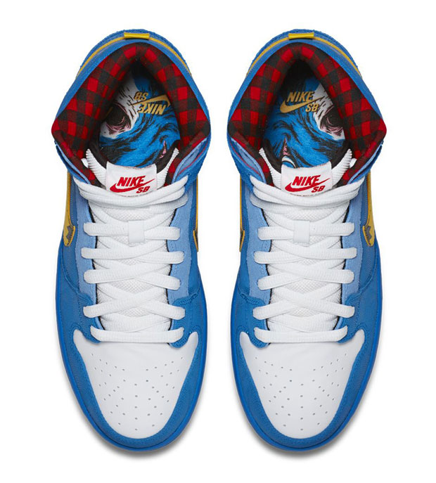 Nike Sb Dunk Hi Blue Ox 5