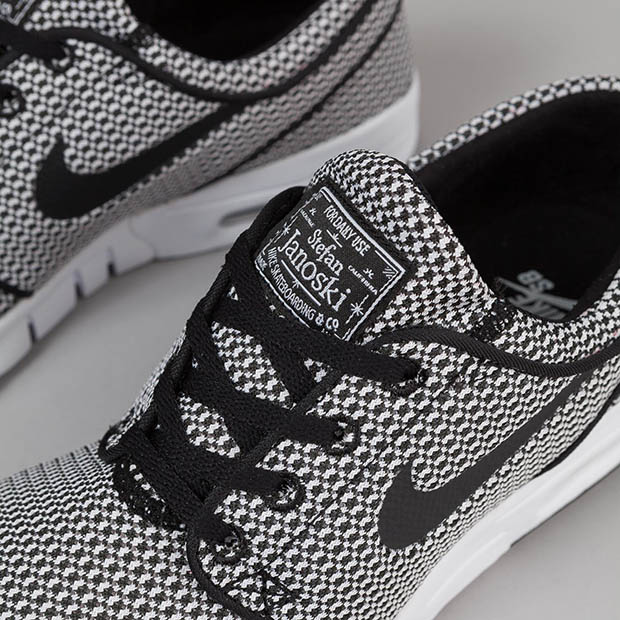 Nike Sb Stefan Janoski Max Shoes Black Black White 4