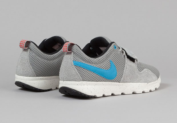 Nike Sb Trainerendor Shoes Base Grey Vivid Blue Sail Black 6