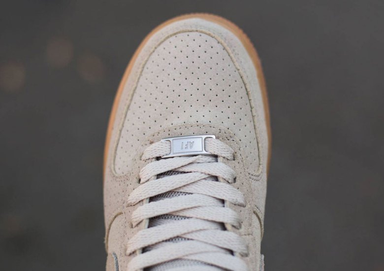 Perforated Suede And Gum Soles Invade The Nike Air Force 1 High