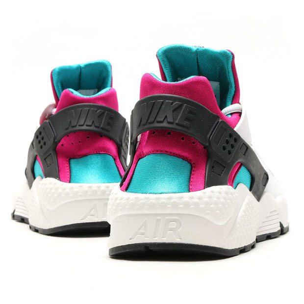 Nike Wmns Air Huarache Emerald Fuchsia 5