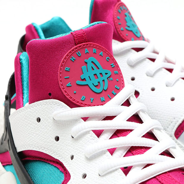 Nike Wmns Air Huarache Emerald Fuchsia 7