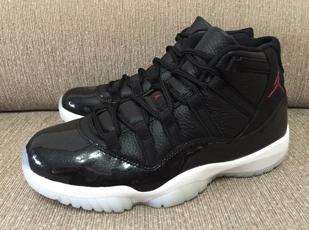 Premium Leather Detailing Air Jordan 11 72 10 Holidays 03