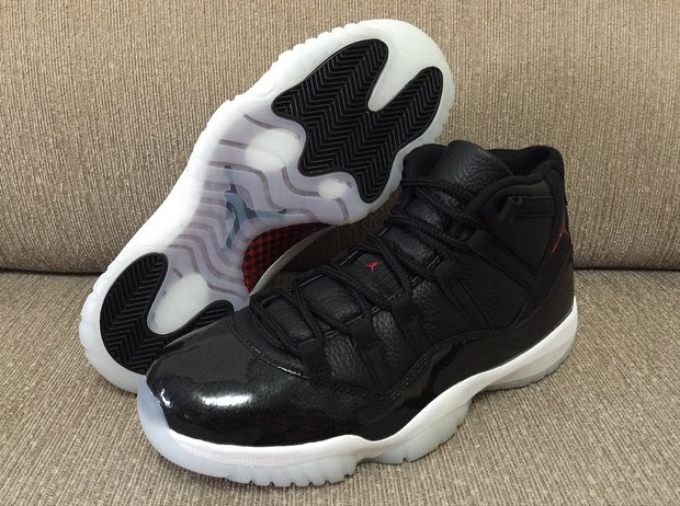 Premium Leather Detailing Air Jordan 11 72 10 Holidays 04