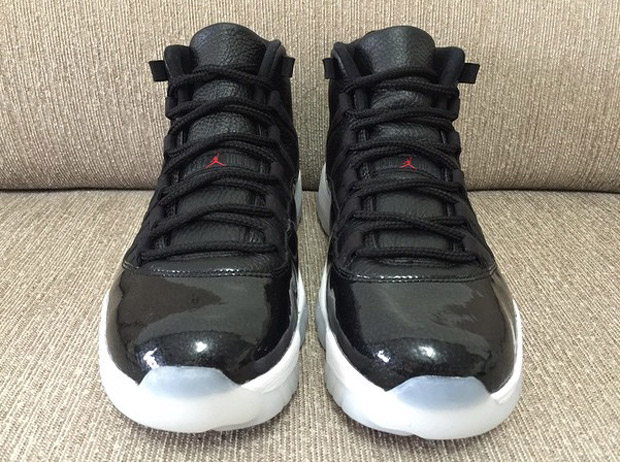 Premium Leather Detailing Air Jordan 11 72 10 Holidays 05