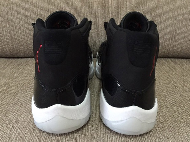 Premium Leather Detailing Air Jordan 11 72 10 Holidays 06