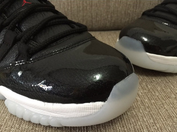 Premium Leather Detailing Air Jordan 11 72 10 Holidays 09