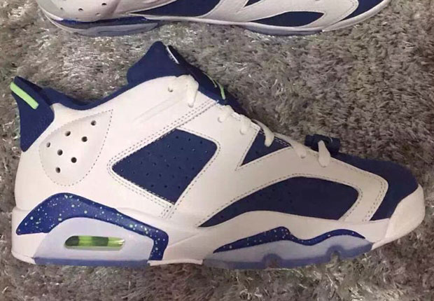 Another Look at the Air Jordan 6 Low “Seahawks”