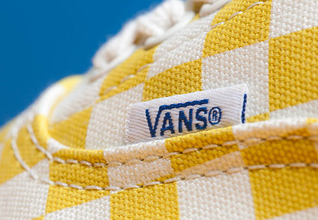 Vans Era Og Lx Checkerboard Blue Yellow 5