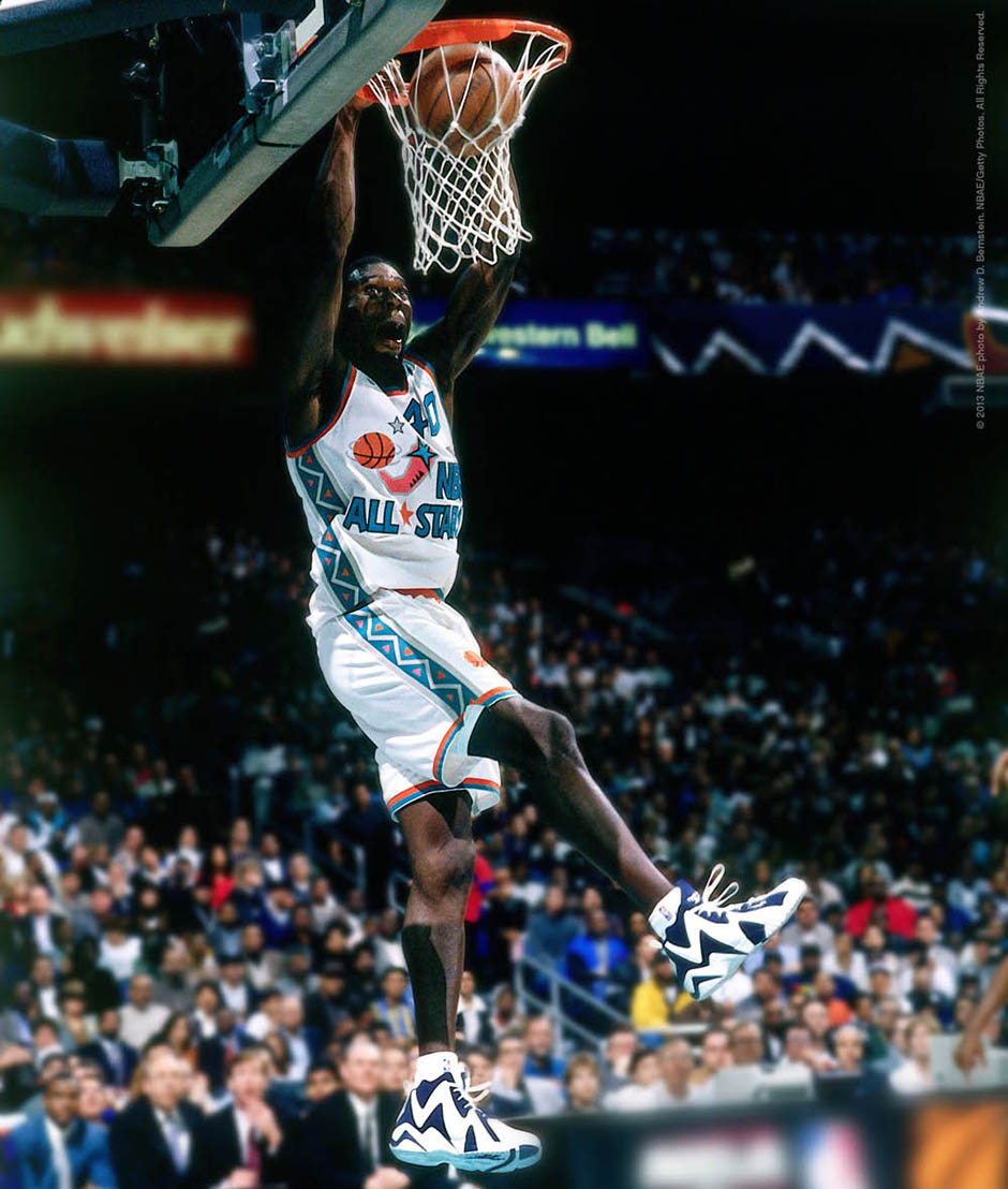 Shawn Kemp Kamikaze Ii All Star 96 Navy White 1