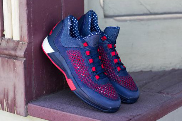 Adidas Crazylight Boost 2015 Navy Red White 02