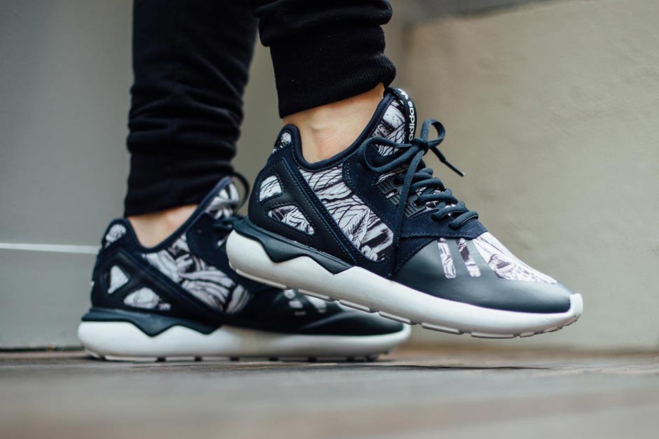 Adidas Tubular Leg Tattoo Print 02