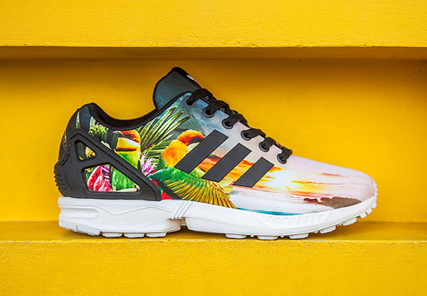 Adidas Zx Flux Womens Tropical Bird 1