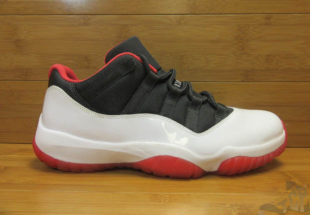 Air Jordan 11 Low White Black Red Sample 2013 1