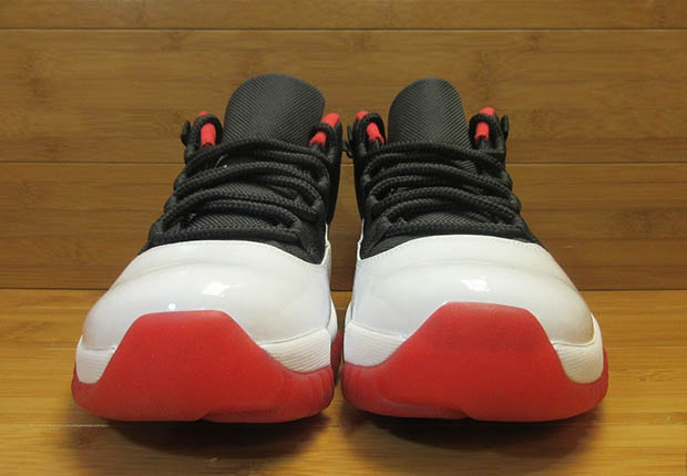 Air Jordan 11 Low White Black Red Sample 2013 3