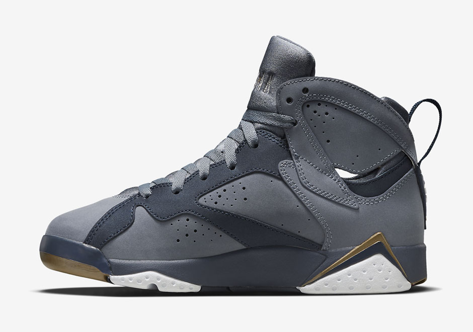 Air Jordan 7retro Blue Dusk Gold 3