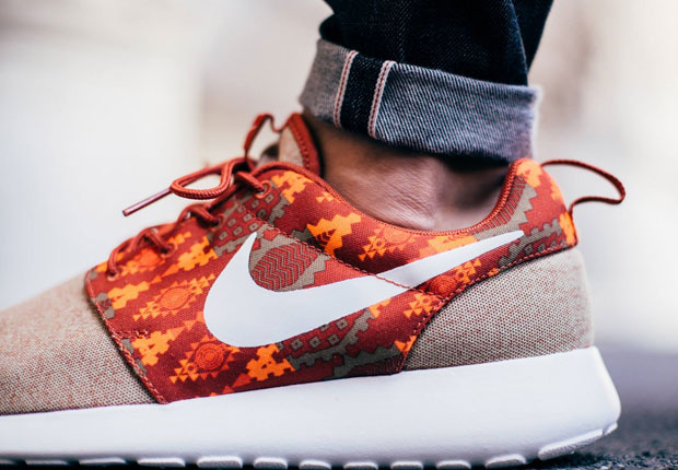 Earthy Tones On The Nike Roshe Run "Aztec Print"