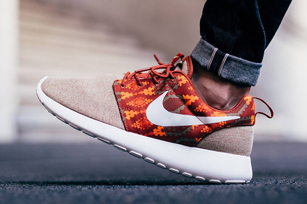 Aztec Print Nike Roshe Run Earth Tones 03