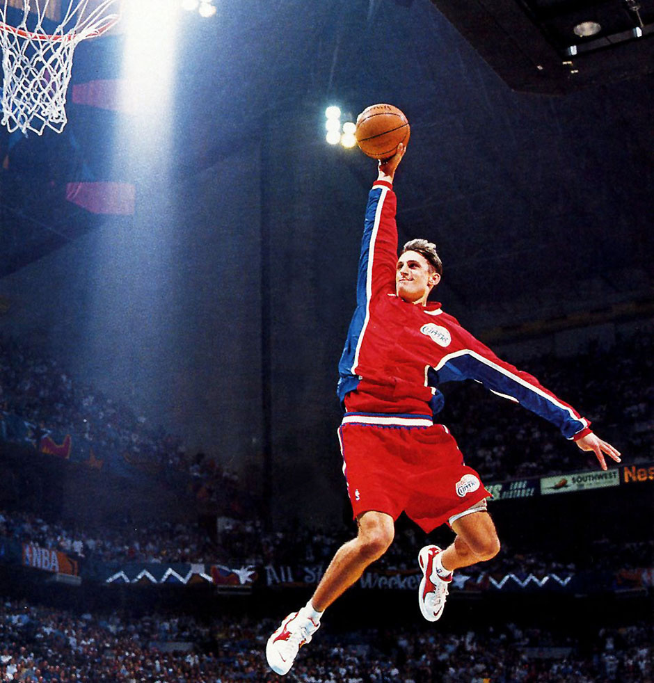 Brent Barry 96 Dunk Contest Zoom Flight 95