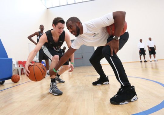 Chris Paul Joins NBA In Africa With Air Jordan 6 Low “Black/Chrome”